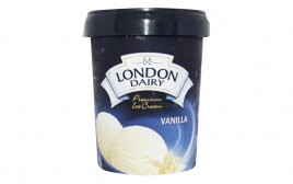 London Dairy Premium Ice Cream Vanilla   Plastic Jar  500 grams
